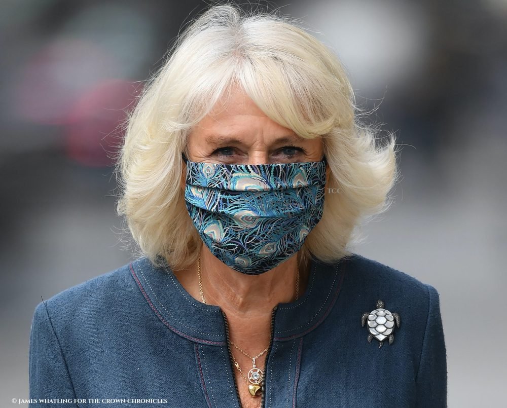 The Duchess of Cornwall visits the recently reopened National Gallery to meet with staff involved in the organisation's Covid-19 response and reopening process at the National Gallery, Trafalgar Square, London, UK, on the 28th July 2020.

Picture by James Whatling