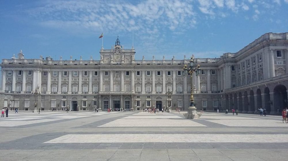 The impressive Palacio Real in Madrid