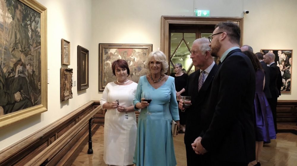 The Royal Highnesses received a tour of Crawford Art Gallery (@ClarenceHouse)
