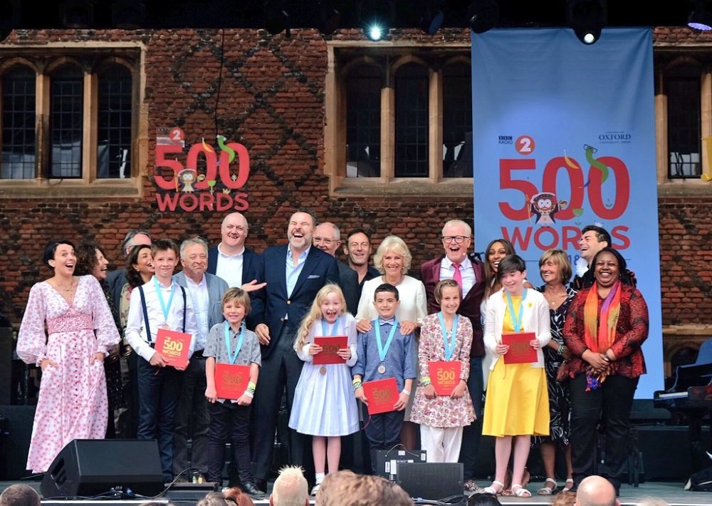 The Duchess of Cornwall attends the final of the 500 Words writing competition at Hampton Court Palace (Clarence House)