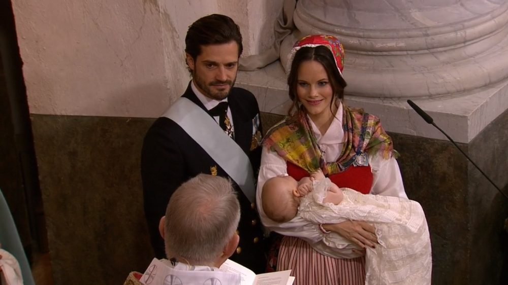 carl philip and sofia Prince Carl Philip and Princess Sofia at the christening of their son, Prince Gabriel