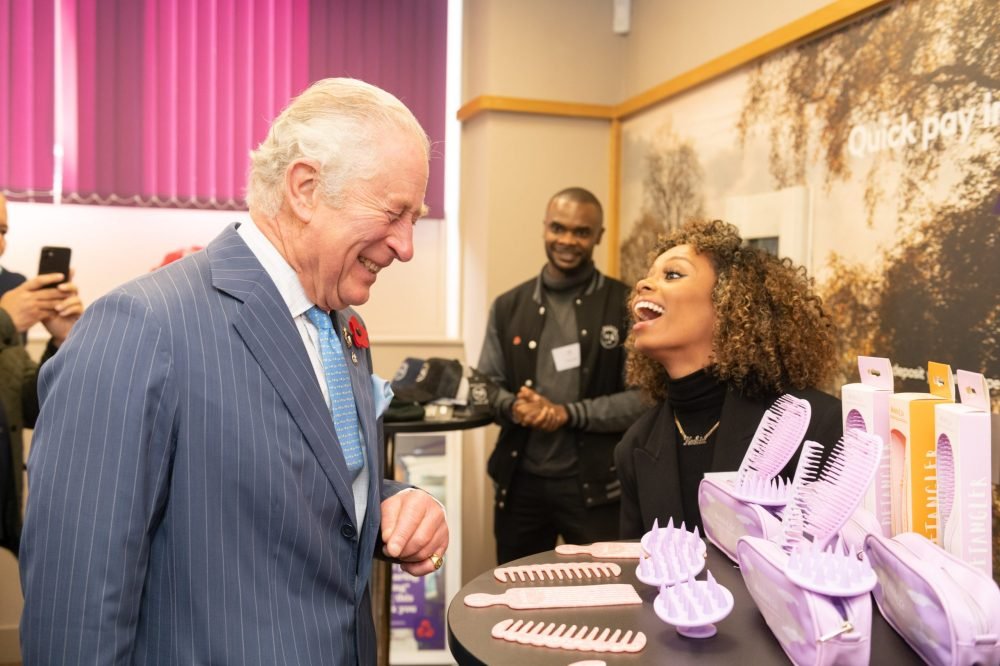 The Prince of Wales heard how his charity has supported entrepreneurs. (Prince's Trust/Twitter).