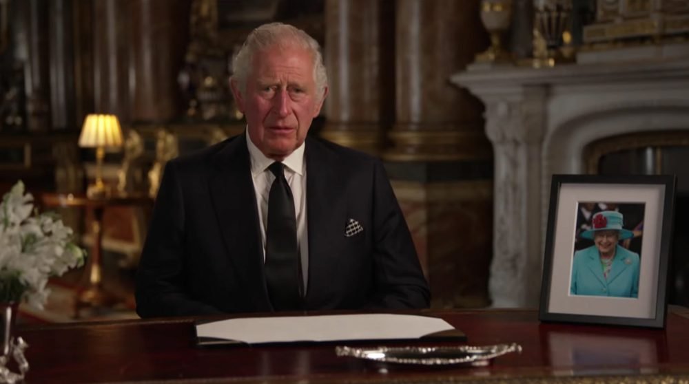The King gives his first speech, reflecting on his mother's death and his future as Monarch