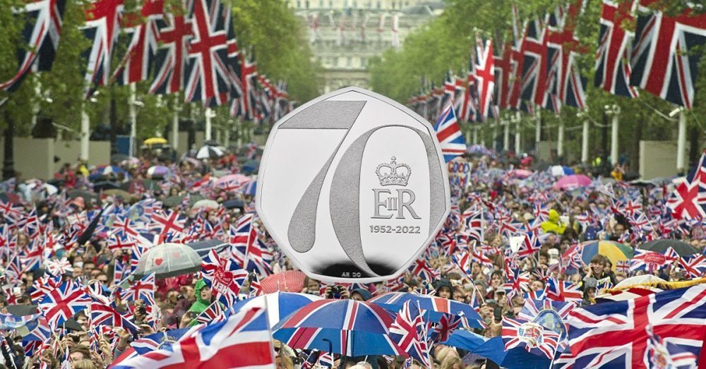 A new 50p has been unveiled to mark The Queen's Platinum Jubilee. (Royal Mint/Twitter).