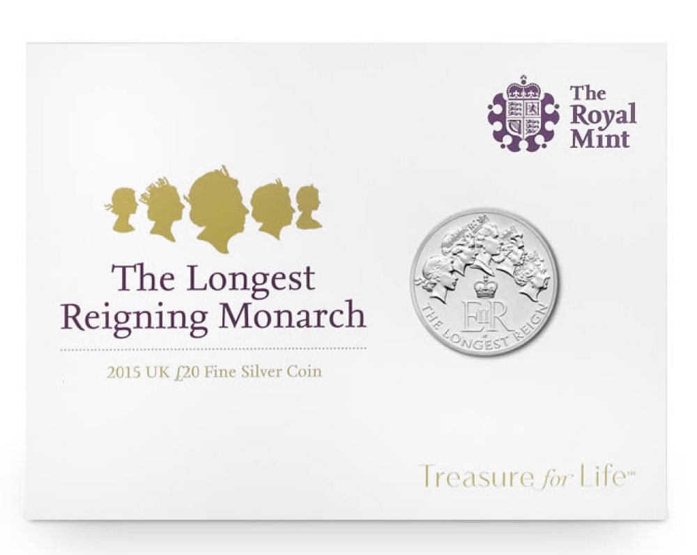 The packaging of the coin