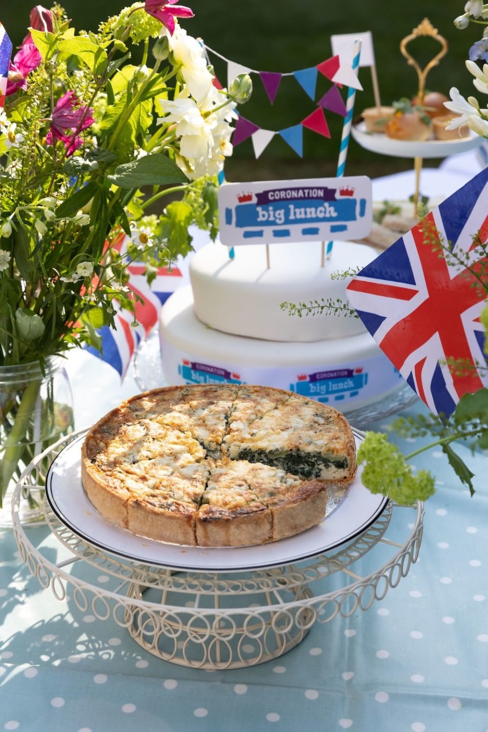 Coronation Quiche. (Westminster Abbey).