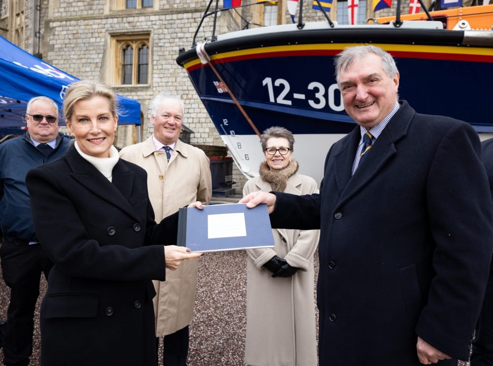 The Duchess marked the handover of RNLB Her Majesty The Queen. (RNLI/Nathan Williams).
