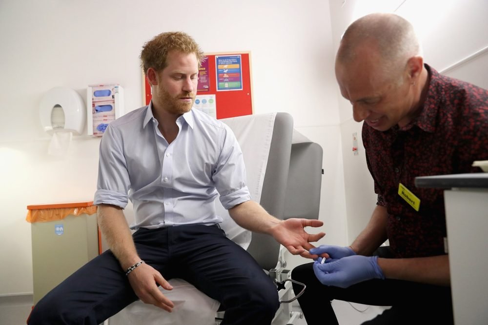 Prince Harry is in South Africa for the international HIV/AIDs conference