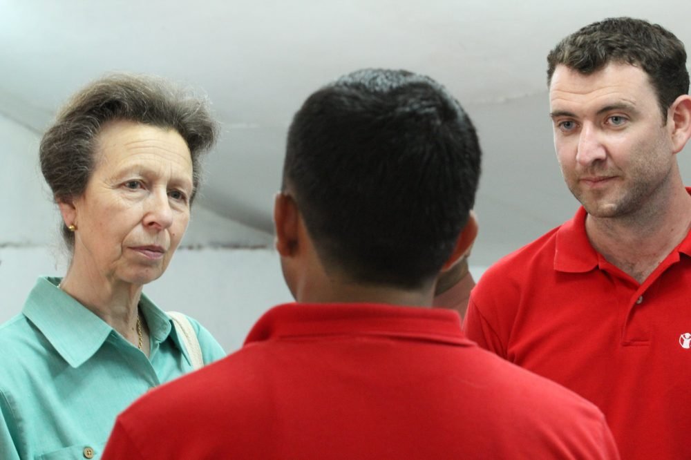 princess anne uk in the phillipines