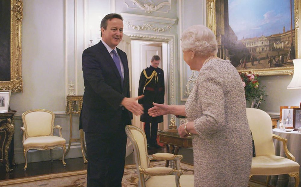 We get a glimpse into the secretive Prime Minister's meeting. ITV