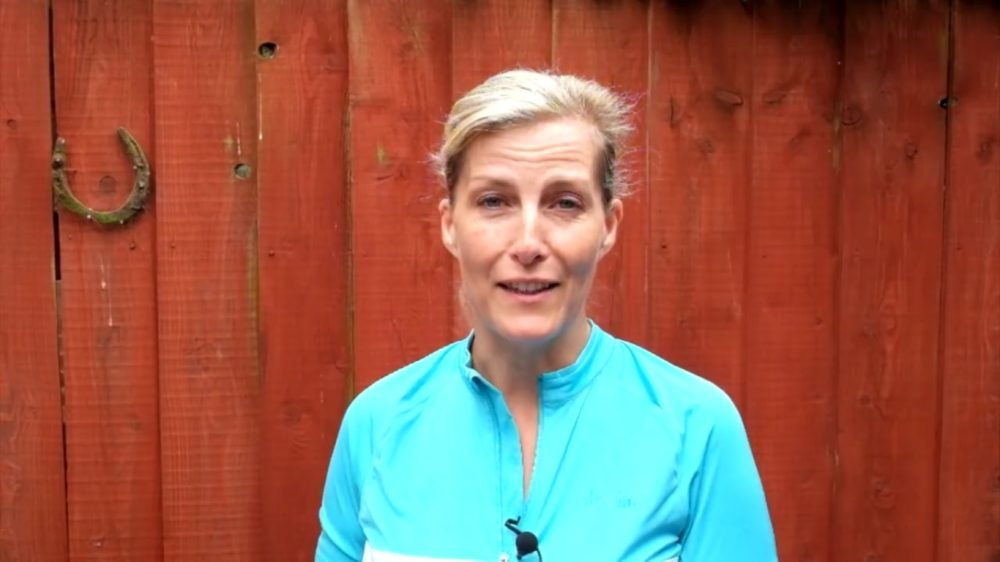 Sophie, Countess of Wessex, is still in training for her 445 mile cycling challenge