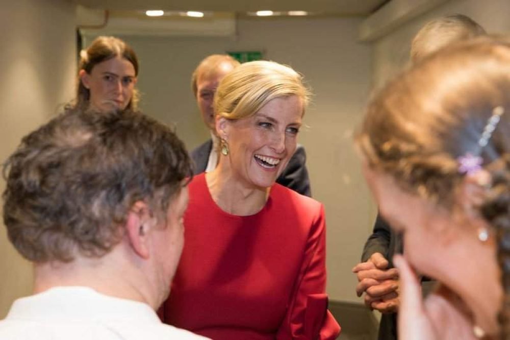The Countess of Wessex attends the Music Man Project's concert at the London Palladium (C/ @RoyalFamily Twitter)