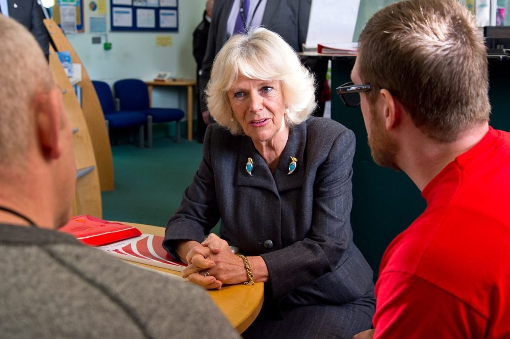 The Duchess of Cornwall invited three OAPs to Clarence House after they suffered two break ins in one week. Picture by: Splash News