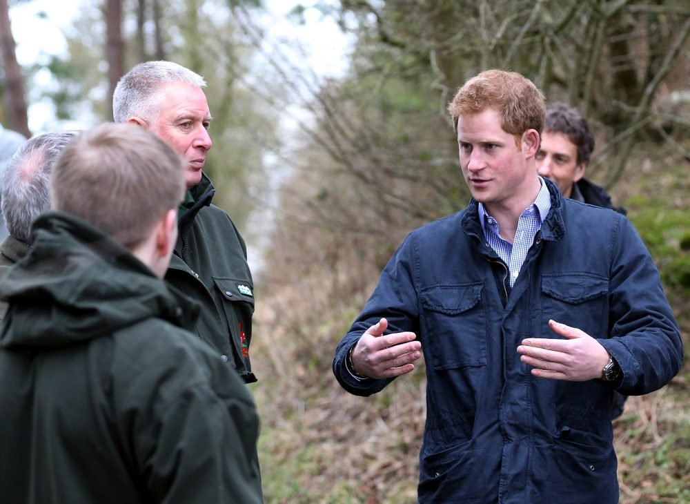 Prince Harry took part in training today. Picture by: Splash