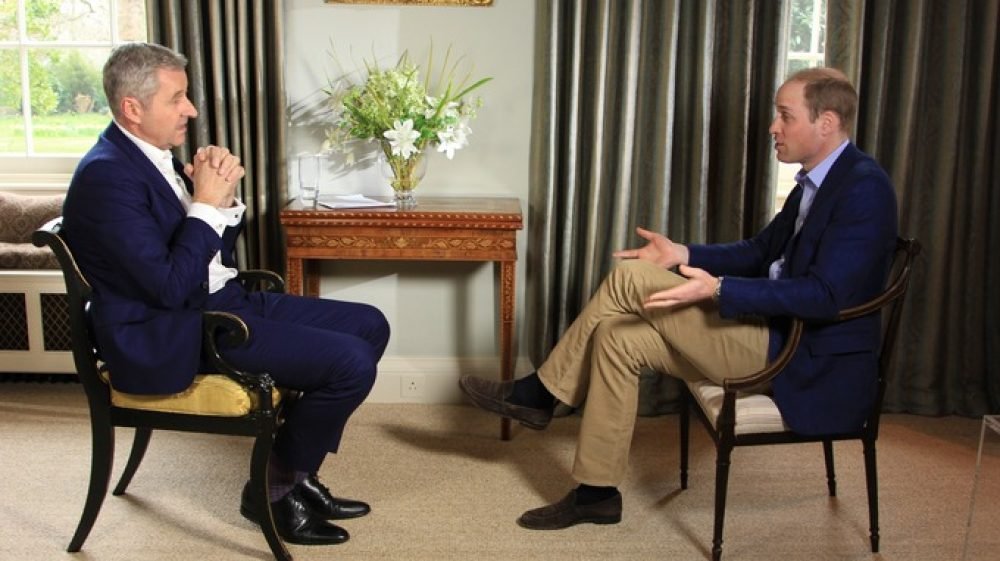 Prince William speaks to ITV about the plight of the rhino. ITV