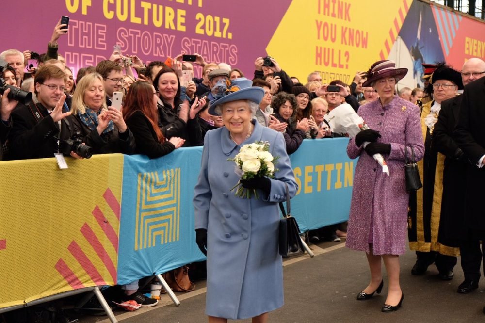Her Majesty The Queen visited Hull as part of the 2017 City of Culture celebrations (C/ @RoyalFamily)