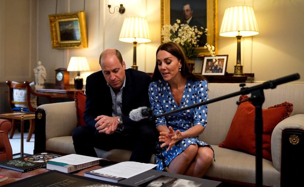 The Duke and Duchess of Cambridge mark Mental Health Minute 2022. (Kensington Royal).