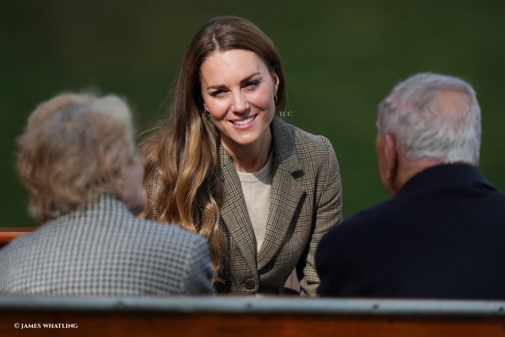 The Duchess of Cambridge visits Cumbria and meets two of the Windermere Children, who escaped Nazi occupied Europe