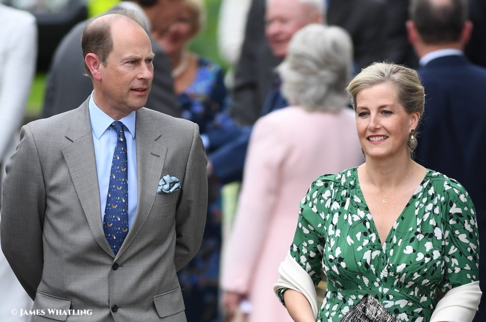 The Earl and Countess of Wessex were busy this week. Picture by James Whatling