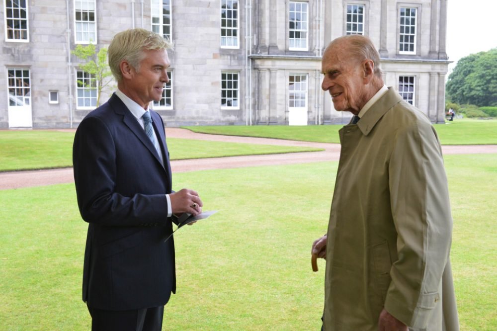 Prince Philip agreed to be part of an ITV documentary about the Duke of Edinburgh's Award with Phillip Schofield (ITV)