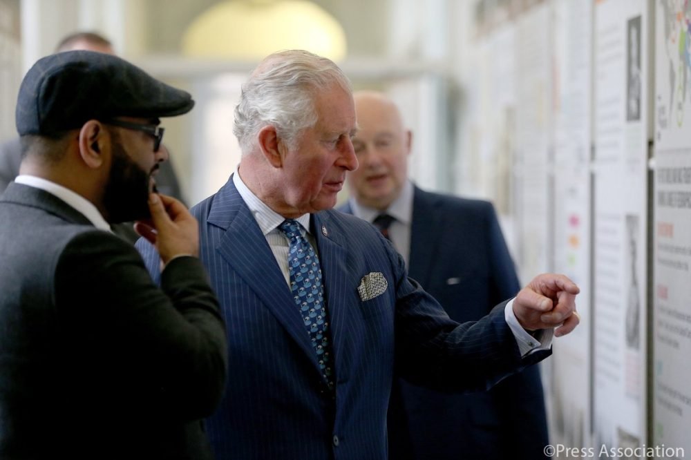 Prince of Wales visits British Muslim Heritage Centre in Manchester. (Photo courtesy of Clarence House)