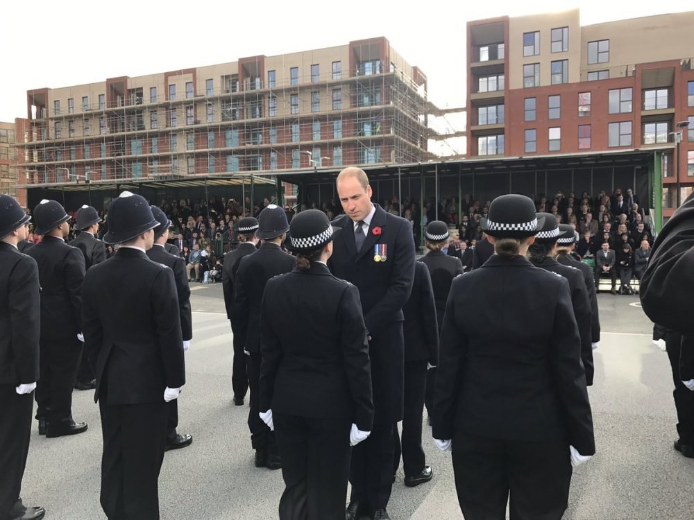 The Duke of Cambridge attends the Metropolitan Police passing out parade (C/ @KensingtonRoyal Twitter)