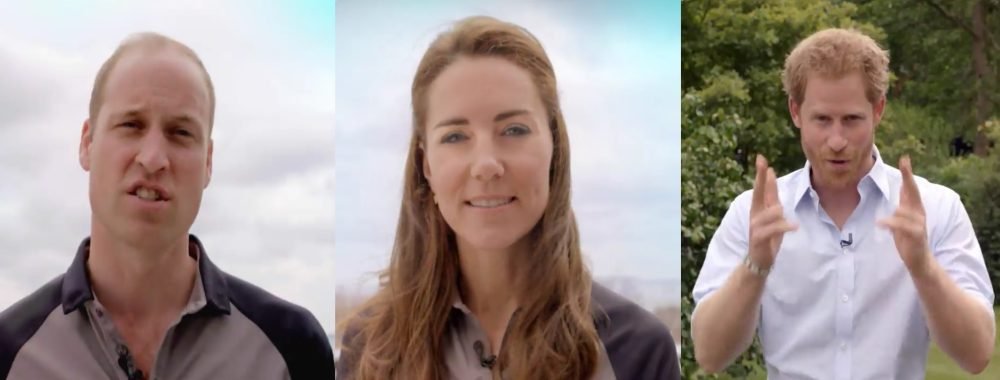 The Duke and Duchess of Cambridge and Prince Harry have sent their luck to Team GB for Rio 2016